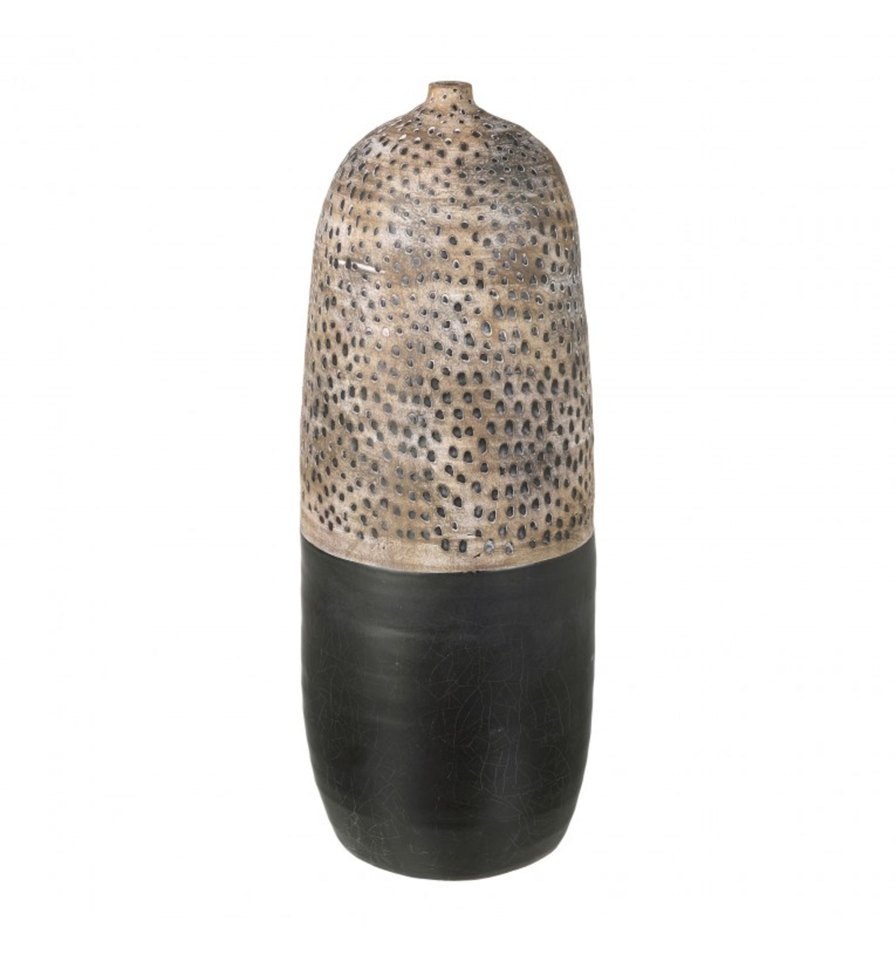 Kelmscott Vase Black & Natural 500x190mm (5011745889558)