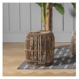 Rafael Side Table Large This Rattan side table is the perfect statement piece for any room, ideal