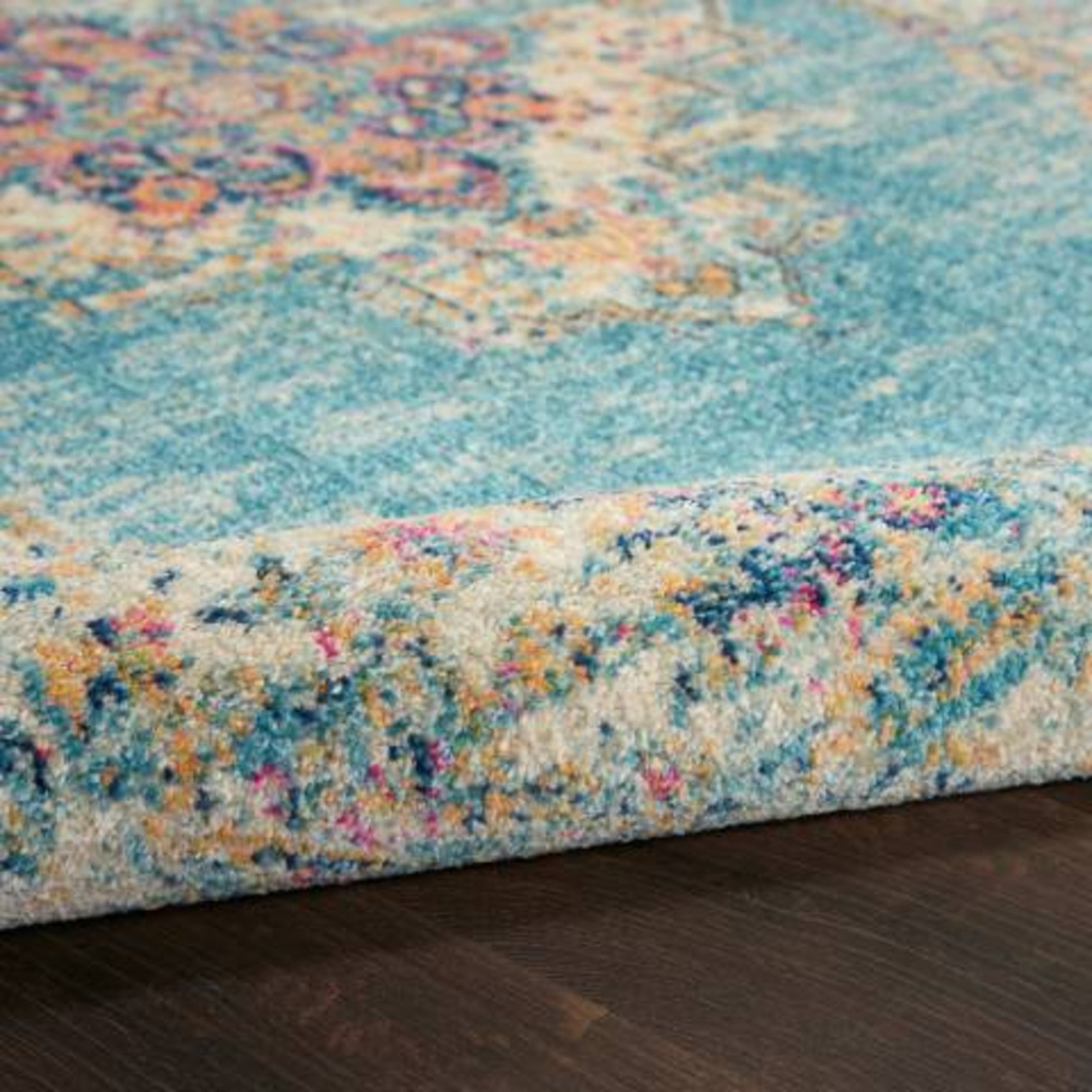 Light Blue Passion Rug Rich, seductive colour draws you into the plush beauty of the Passion rug The - Image 2 of 3