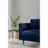 Henry 2 Seater Velvet Sofa Blue Velvet Henry By Christiane Lemieux Is A Contemporary Sofa With