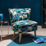 Kaleido Petrol hand crafted Accent Chair the ultimate occasional chair, it is hugely comfortable