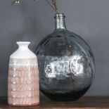 Mambo Vase White & Pink 320x130mm (2pk) (5011745878057)