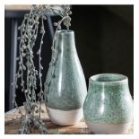 Dales Ceramic Vase Set of 3 Green 240x110mm (6pk) (5011745420249)