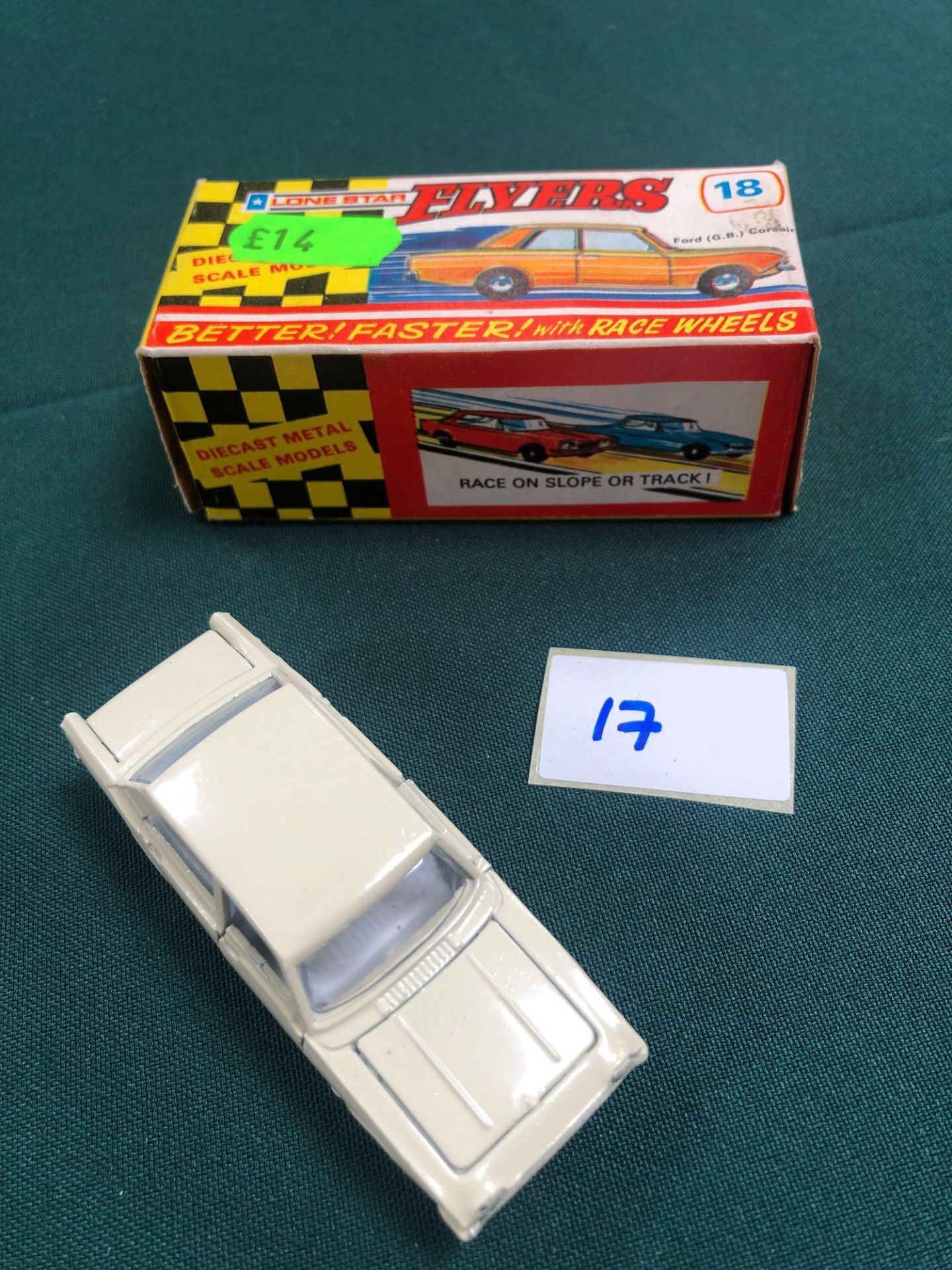 Lone Star Flyers Diecast Model #18 Ford (GB) Corsair In Off White With White Interior In Box