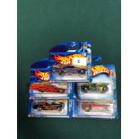 5x Hot Wheels Pride Rides Diecast Vehicles - On Unopened Card, Comprising Of; Mustang 1968, Dodge