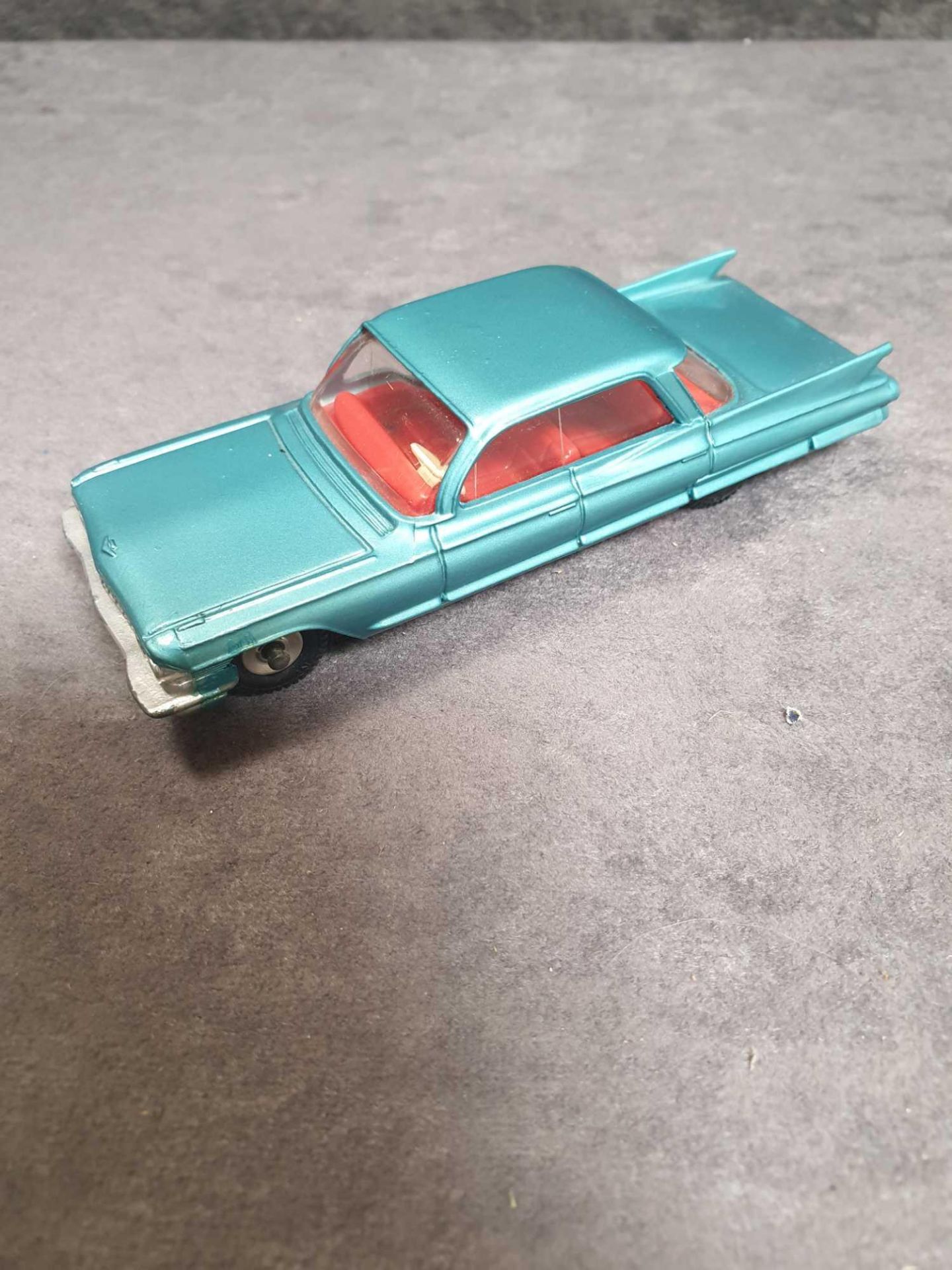 Dinky Diecast #147 Cadillac 62 (American Garage Series Metallic Green Red Interior Without Box - Image 2 of 3