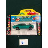 Lone Star Flyers Diecast Model #121 Fiat 2300S Coupe In Green With The Orange Interior On Bubble