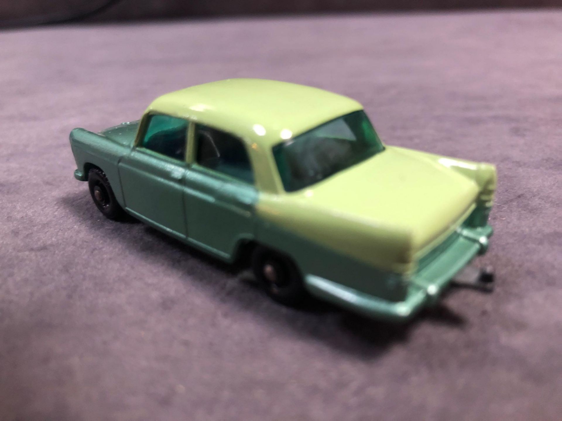 Mint Matchbox Series Lesney Diecast #29 Austin A 55 Cambridge In Two Tone Green With Black Wheels In - Image 3 of 4