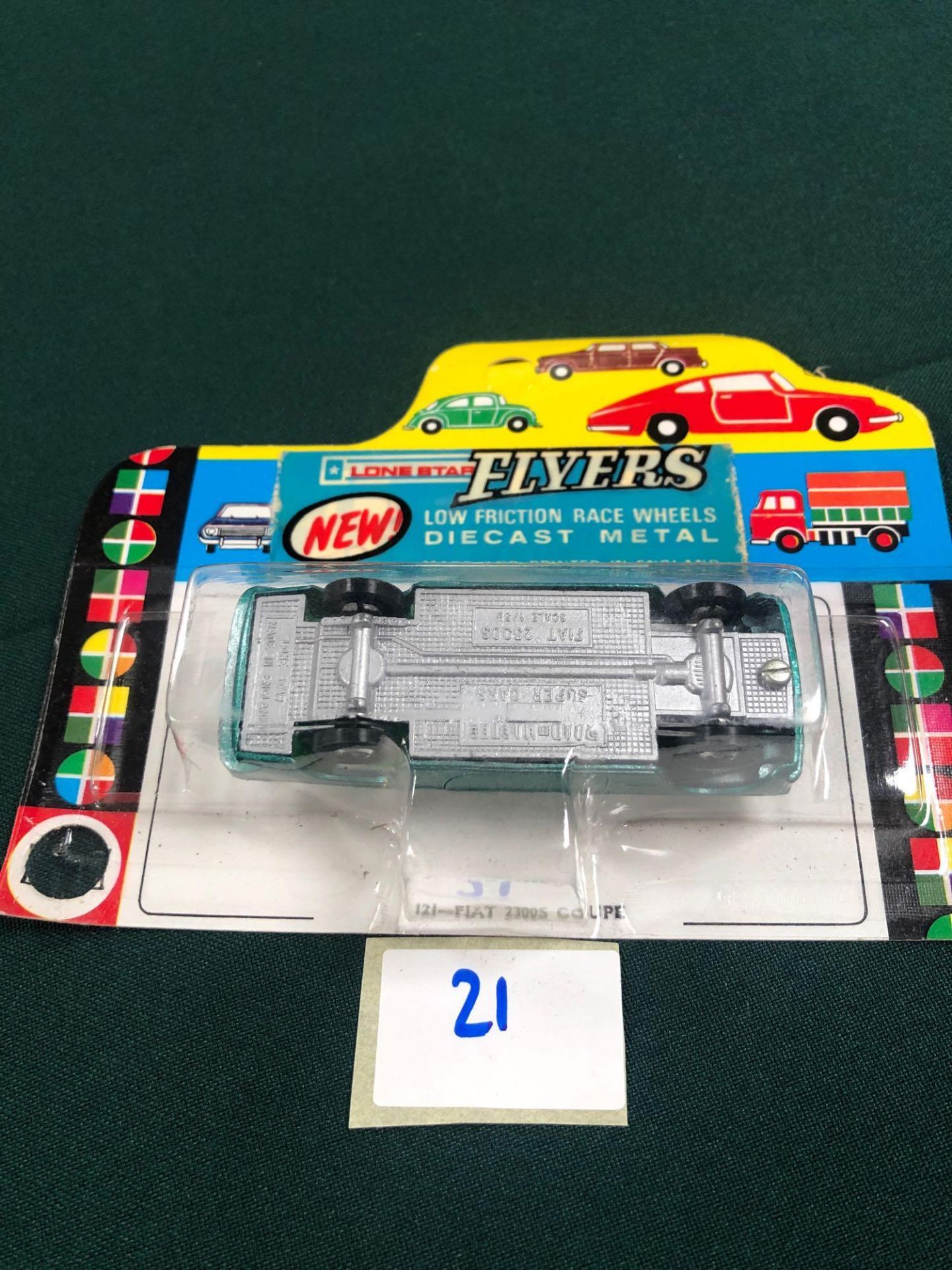 Lone Star Flyers Diecast Model #121 - 82300S Coupe In Green With A Green Interior On Bubble Card