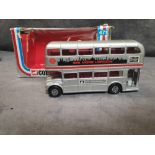 Mint Corgi Diecast #471 Silver Jubilee Bus - See More London Livery in poor Box 1977