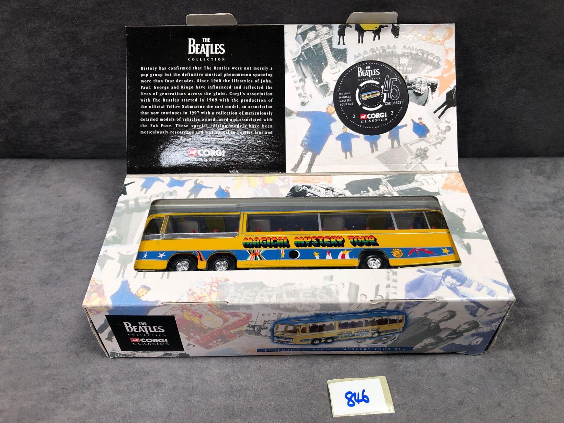 Corgi Classics 35302 The Beatles Bedford Val Magical Mystery Tour Bus 1997 In Box