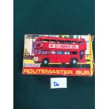 Lone Star Diecast Model #1259 Route Master Bus See London By BusÃƒÆ’Ã†â€™Ãƒâ€šÃ‚Â¢with White Tyres