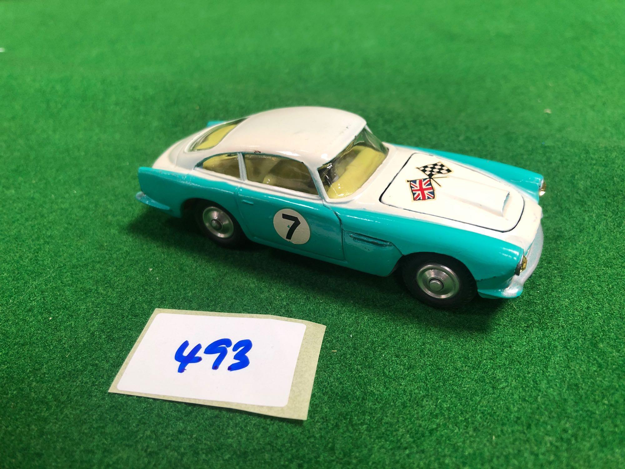 Corgi 309 ASTON MARTIN DB4 RALLY Car With Racing Number Seven And Flags On Bonnet No Box