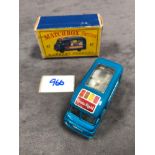 Mint Matchbox Serieslesneyproduct Diecast #47 Lyons Made Ice Cream Mobile Shop In Very Good Box