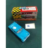 Lone Star Flyers Diecast Model #17 Mercedes-Benz 220SE In Blue With A White Interior In Box