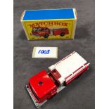 Rarer (Raised Door Pane) Mint Matchbox Series Diecast #29 Fire Pumper Truck In Crisp Box