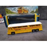 Mint Corgi Juniors #E2025 PTT Bus Yellow And White in very good Box