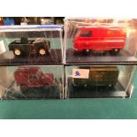 4x Oxford Diecast Models All On Display Boxes, Comprising Of; #LAN180002 Land Rover 80 Inch Bronze
