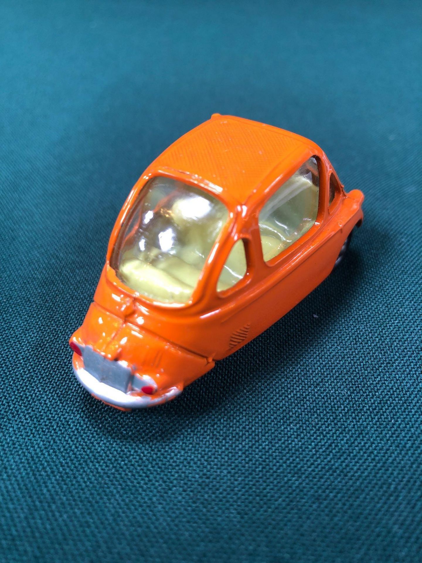 Mint Corgi Toys Are Diecast #233 Heinkel Economy Car In Orange Mint Box - Image 2 of 3