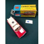 Excellent Corgi Toys Diecast #437 Superior Ambulance On A Cadillac Chassis And A Poor Box (No And