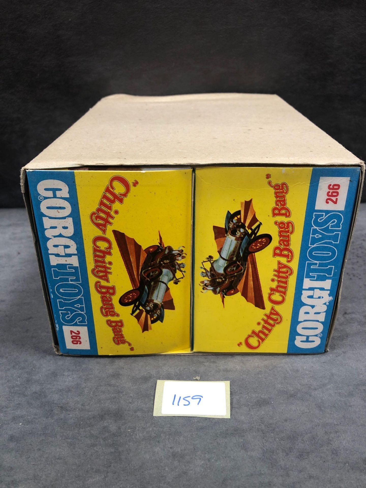 Superb Very Rare Shop Stock 2x Mint Corgi Toys Diecast Shop Stock #266 Chitty Chitty Bang Bang In