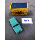 Mint Moko Lesney Matchbox Diecast #36 Austin A50 In Blue/Green Body With A Black Base And An