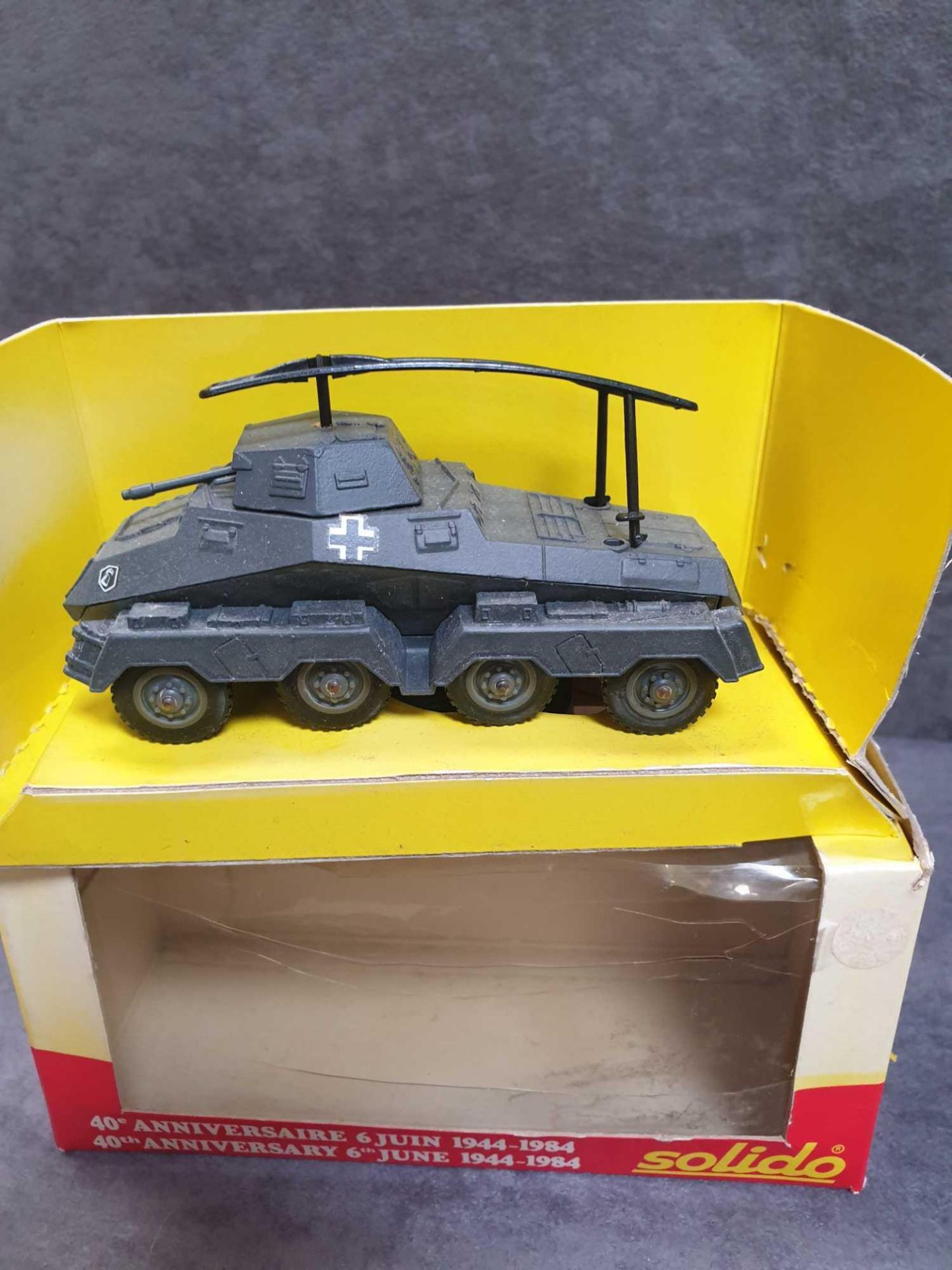 Mint Solido (France) #232 Diecast SDKFZ Bussing 40th Anniversary Field Grey Tank 1:50 In very good - Image 2 of 4