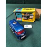 Very Good Corgi Toys Diecast 464, Police Van With Flashing Light In Ok Box (One And Flap Missing And