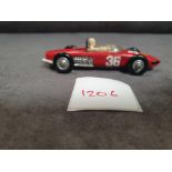 Excellent Corgi Diecast Unboxed # 154 Ferrari Formula 1 Grand Prix Car Red No 36 Decal 1962-1966
