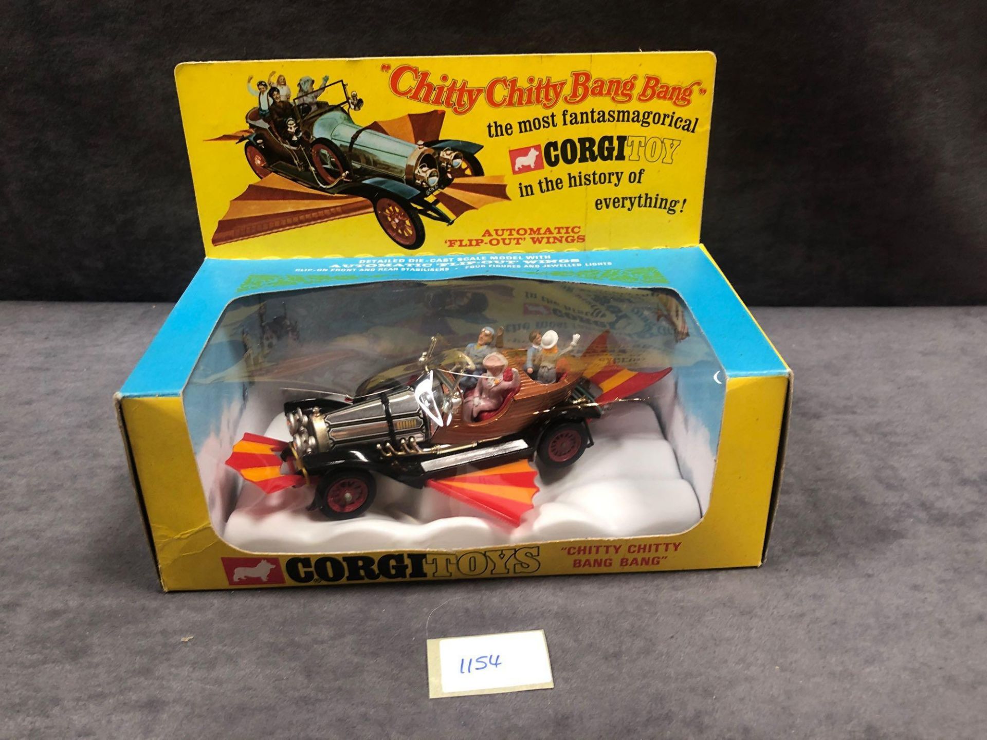 Mint Original Corgi Toys Diecast #266 Chitty Chitty Bang Bang In Box