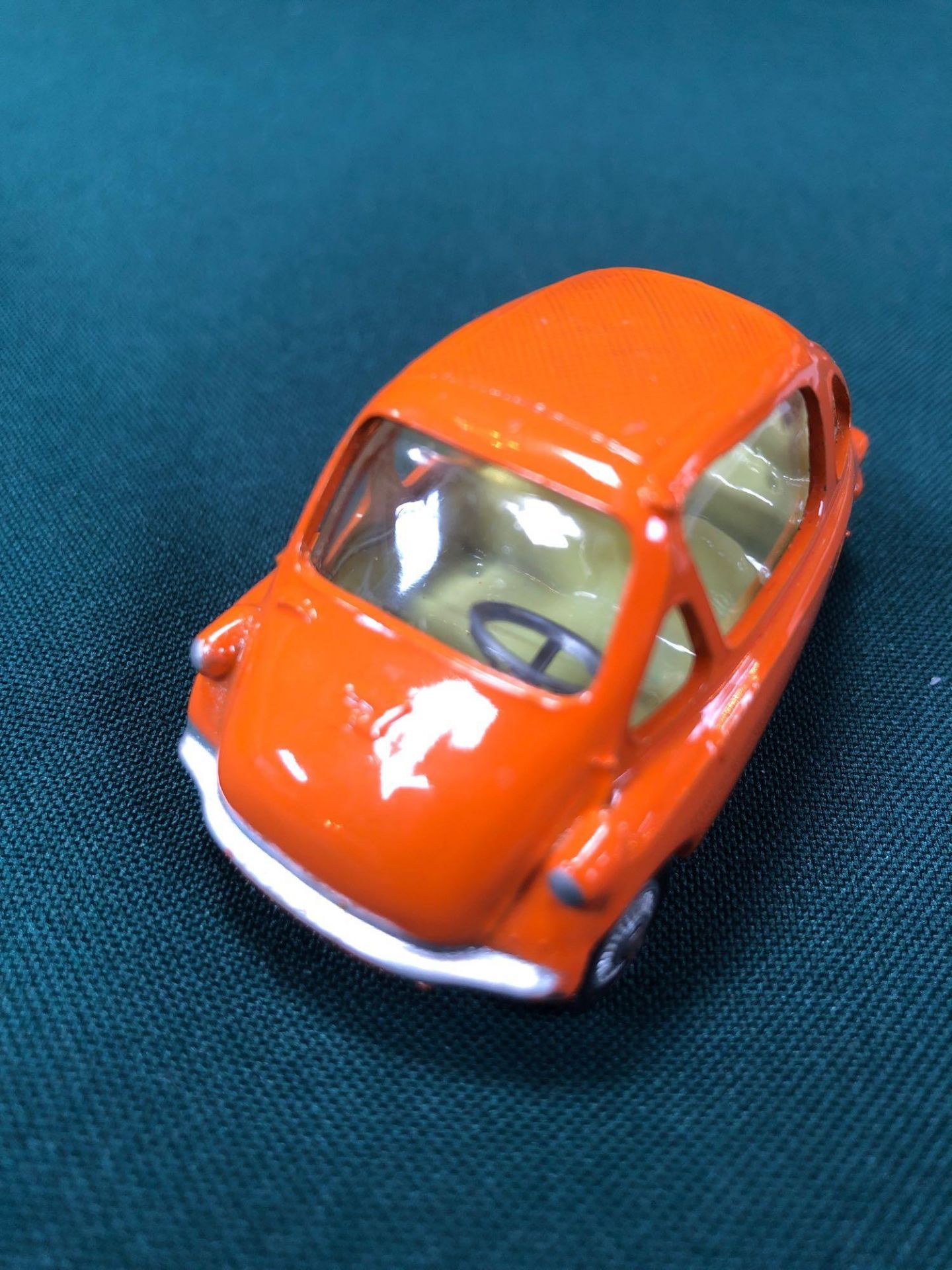 Mint Corgi Toys Are Diecast #233 Heinkel Economy Car In Orange Mint Box - Image 3 of 3