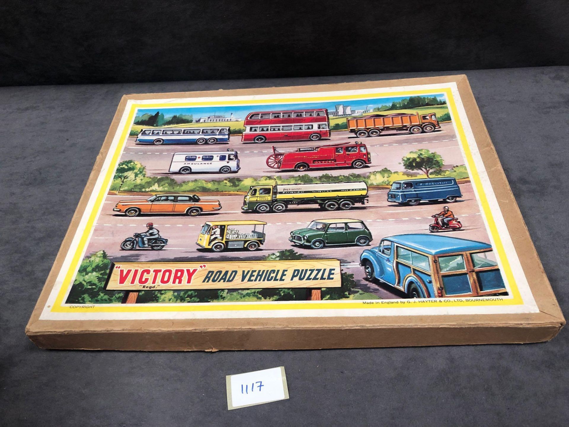 The Victory "Road Vehicle Puzzle". To The 1960s Now, But Still Produced In Wood, Another Example