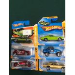6x Hot Wheels HW Premier Diecast Vehicles - On Unopened Card, Comprising Of; #2/5072 Ford Gran