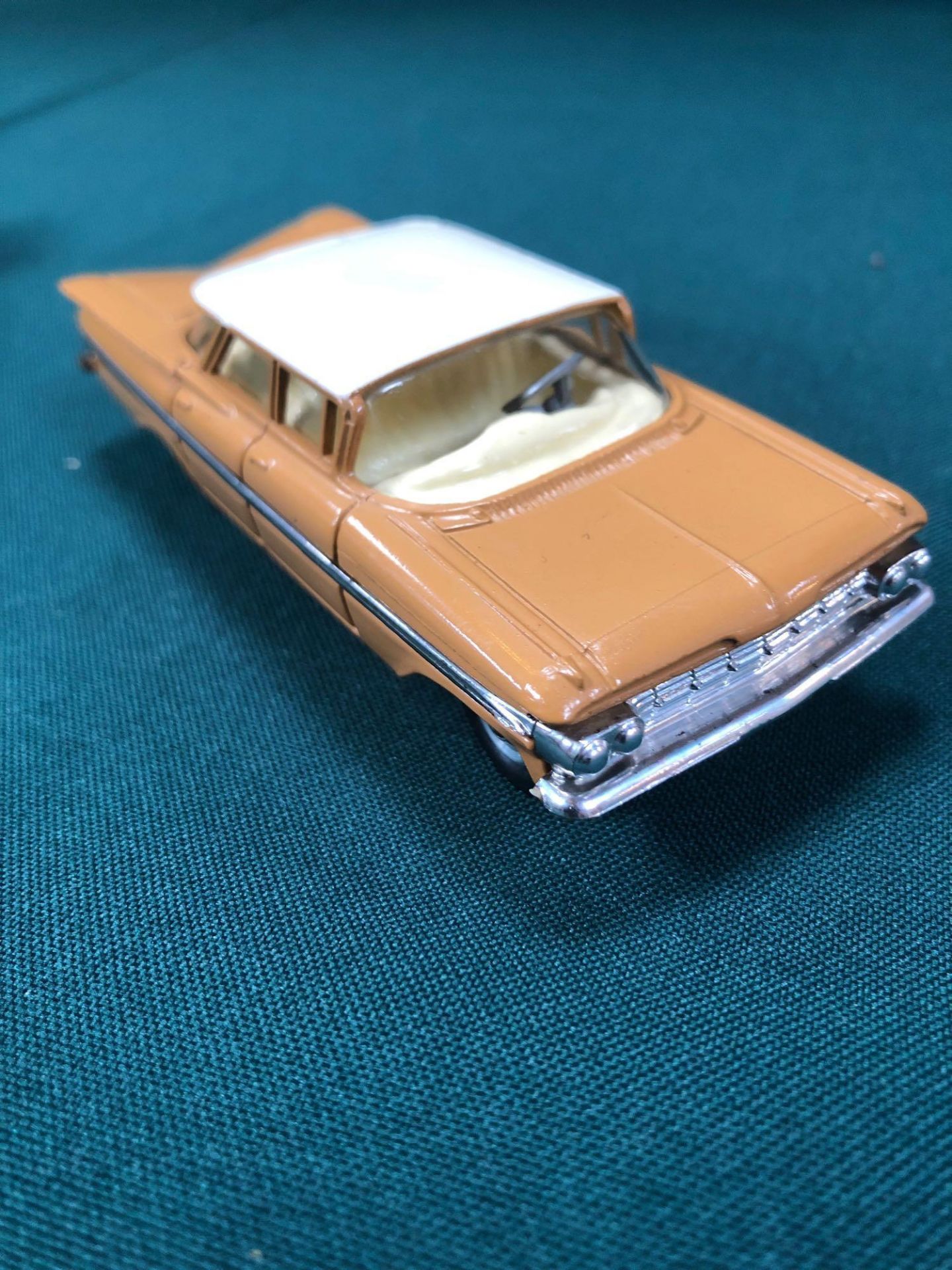 Mint Corgi Toys Diecast #248 Chevrolet Impala In Light Brown With Leaflet In A Excellent Box - Image 2 of 3