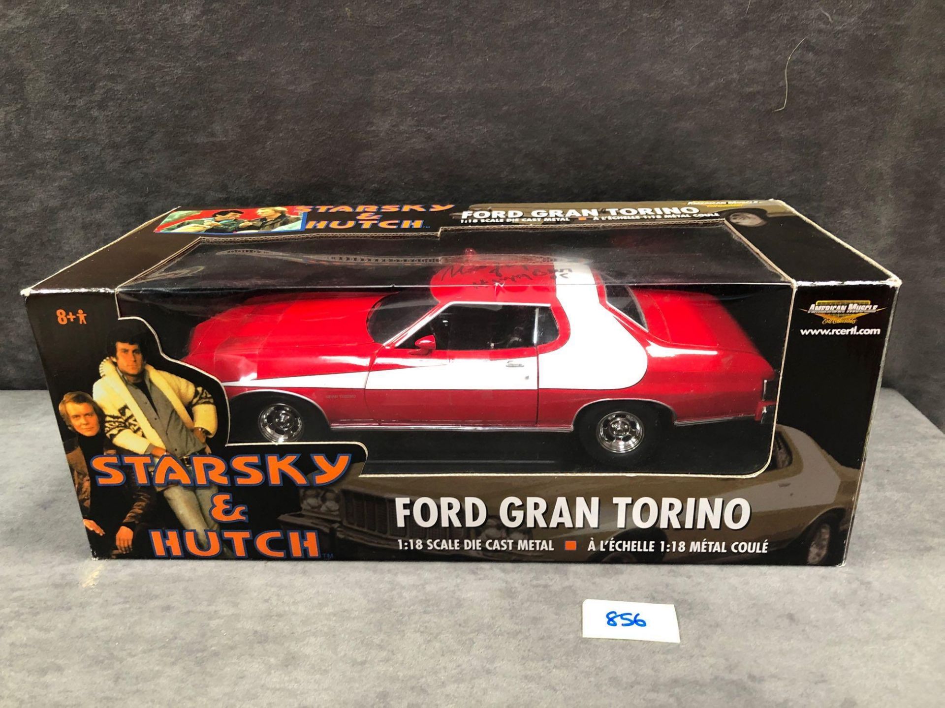 Signed by Antonio Fargus (Huggy Bear) American Muscle diecast 1/18 scale #36685 Starsky & Hutch