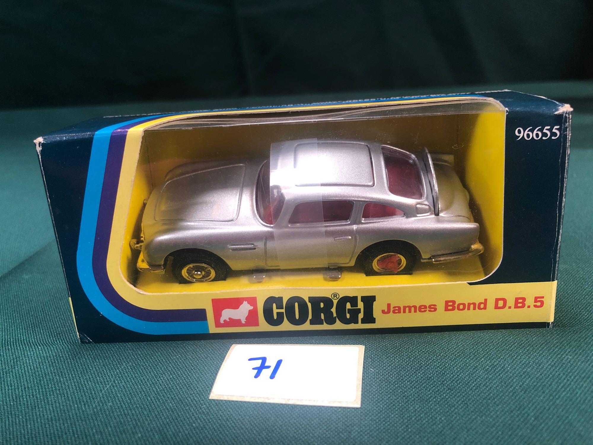Mint Corgi Toys diecast #96655 Limited Edition James Bond Aston Martin 1966 DB5 excellent box
