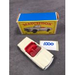 Near Mint Matchbox Series Lesney Diecast #27 Mercedes-Benz 230 SL With An Unpainted Base In