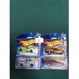 4x Hot Wheels Diecast Vehicles - On Unopened Card, Comprising Of; #1/5 Chevelle SS 1970, #3/5 SS