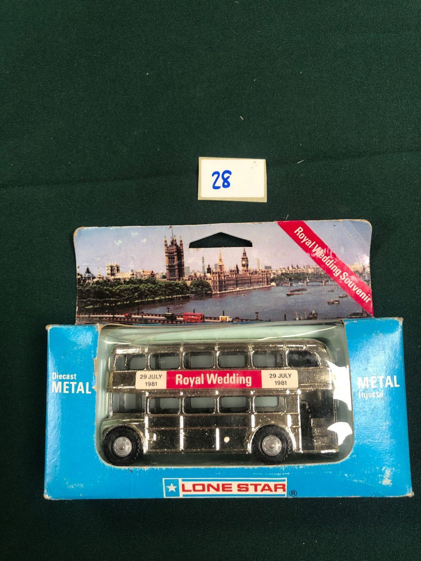 Lone Star Diecast Model Bus In Silver- Royal Wedding Souvenir With Box