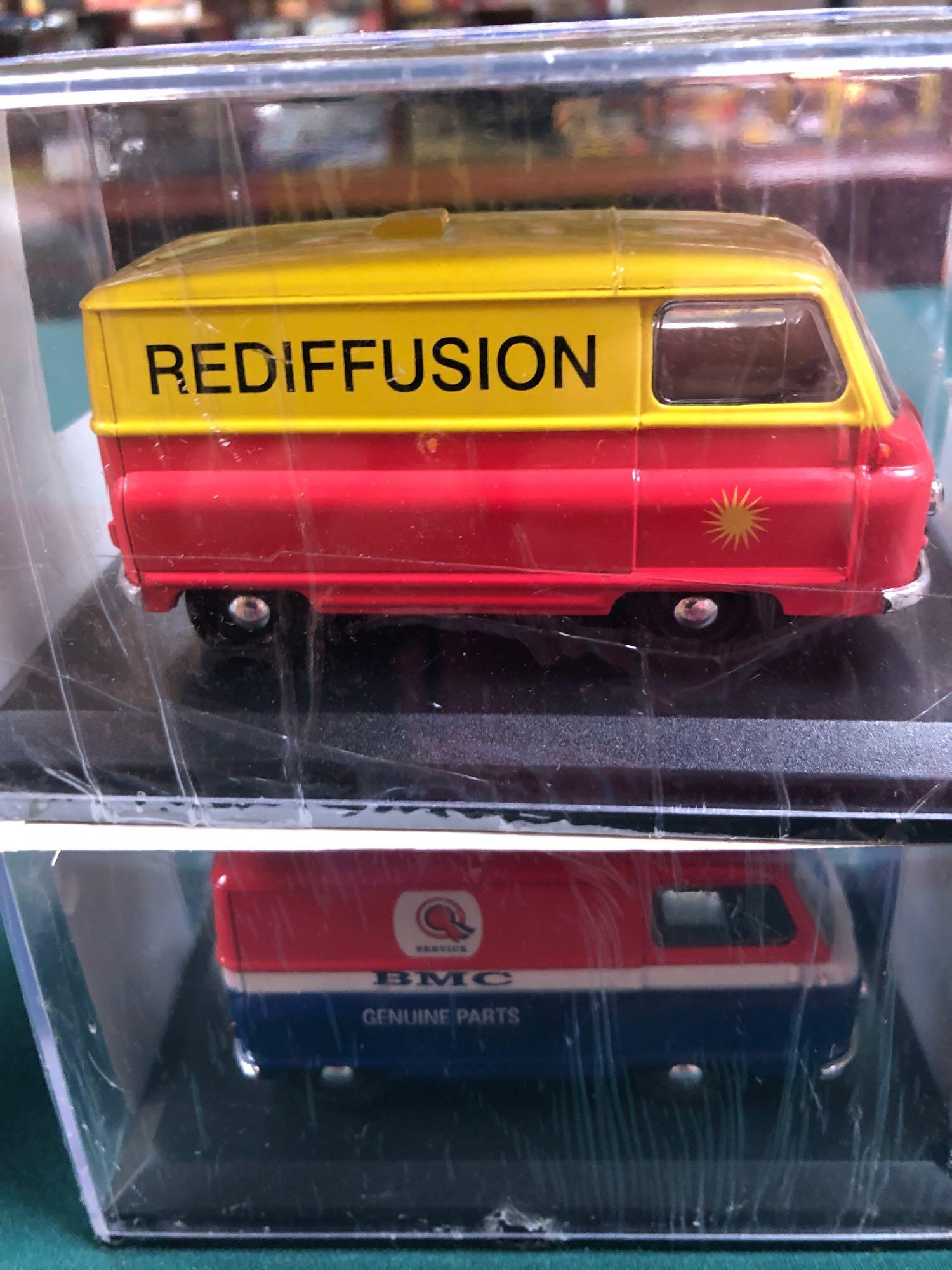 4x Oxford Diecast Models All On Display Boxes, Comprising Of; #JMA002 BMC Van Certificate 0287 Of - Image 2 of 3