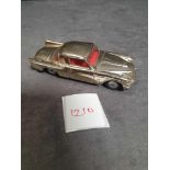 Excellent Corgi Diecast Unboxed #211s Studebaker Golden Hawk Gold With Red Interior 1960-1965