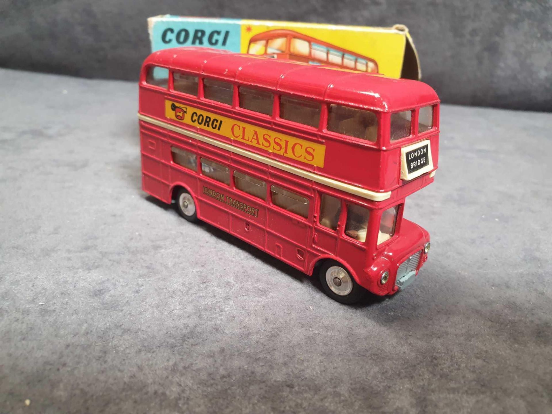 Corgi Diecast #468 London Transport routemaster bus with box 1969-1974 - Image 3 of 4