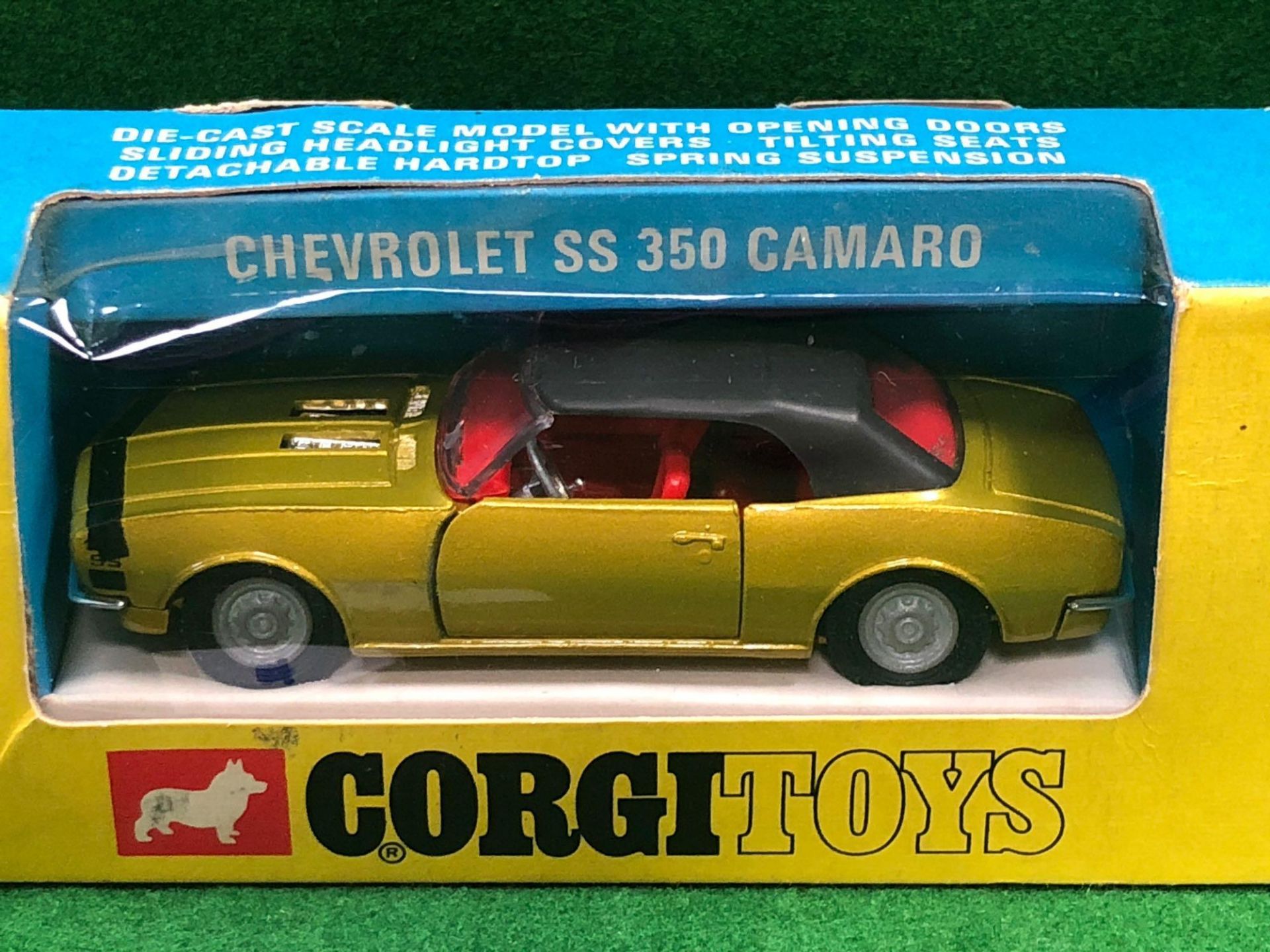 Mint Corgi Diecast #338 Chevrolet SS 350 Camaro In Excellent Firm Box - Image 2 of 2