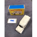 Mint Matchbox Series Lesney Diecast #14 Lomas Ambulance Off-White Body With Black Plastic Wheels And