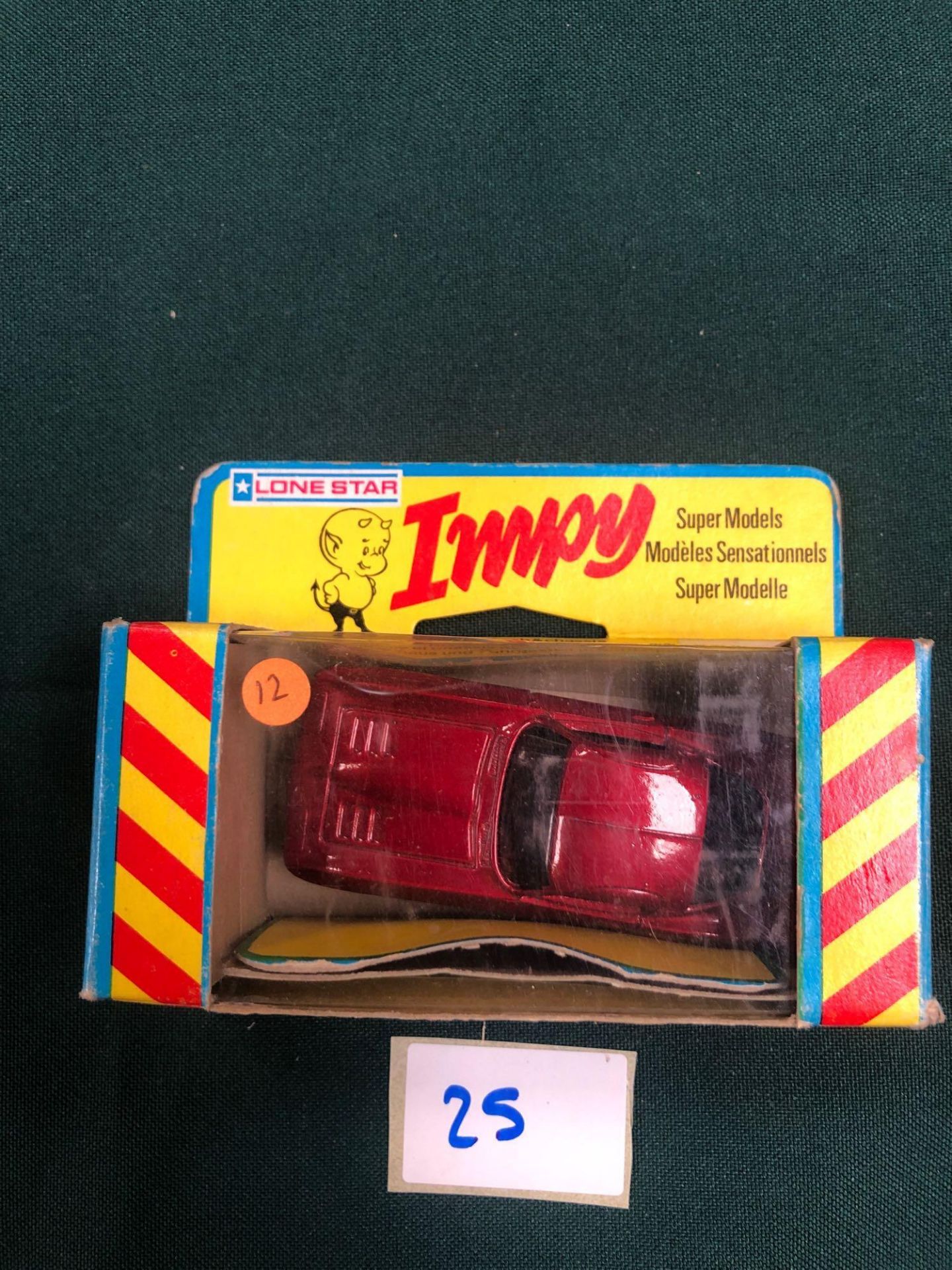 Lone Star Impy Diecast Model #76 GT Rally In Red With Box