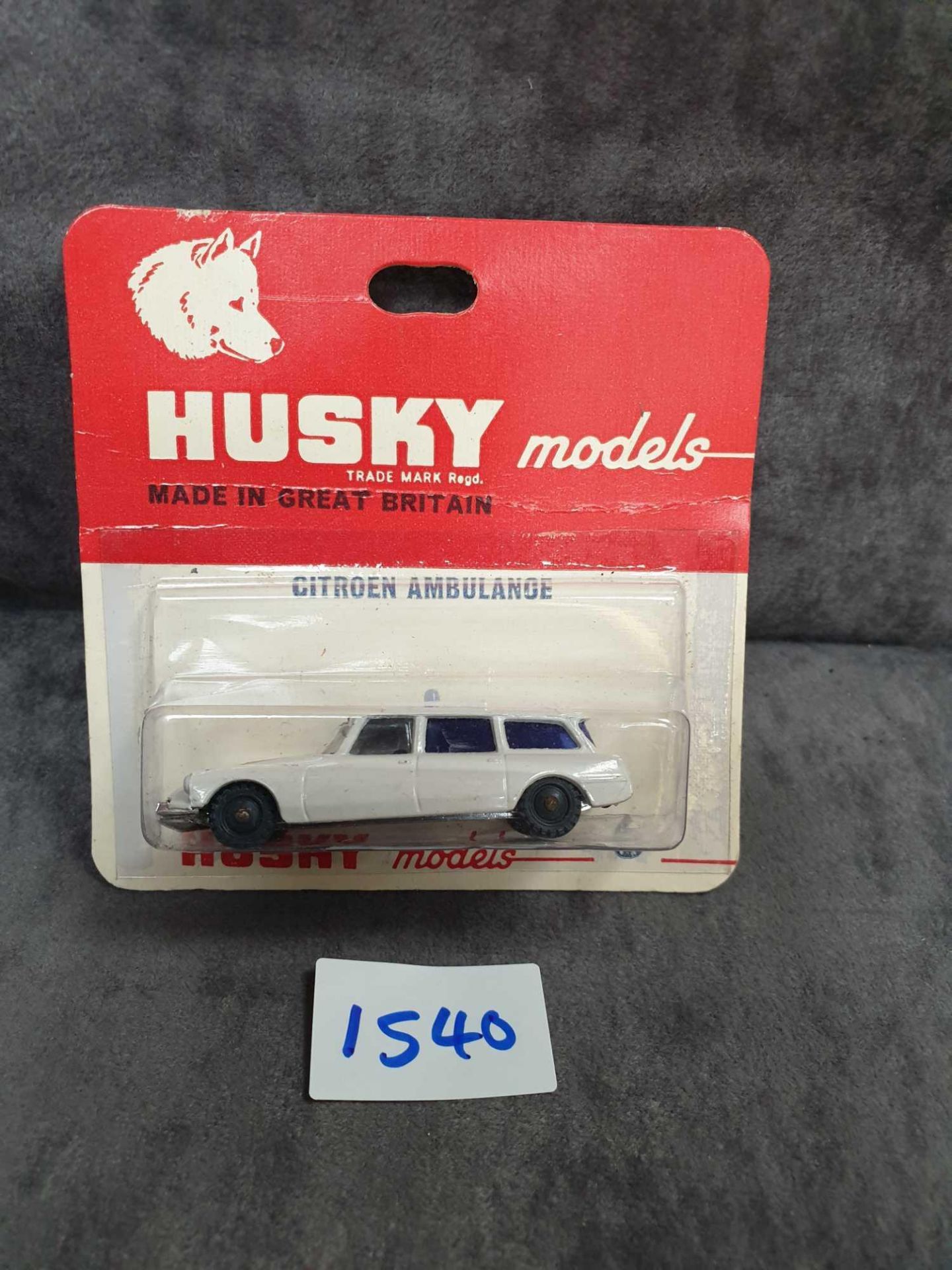 Husky Models Diecast #6 Citroen Ambulance On Bubble Card