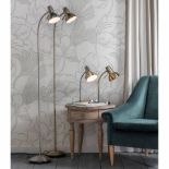 Amalfi Floor Lamp Antique Brass Light up your living space with the Amalfi floor lamp. Bulb not