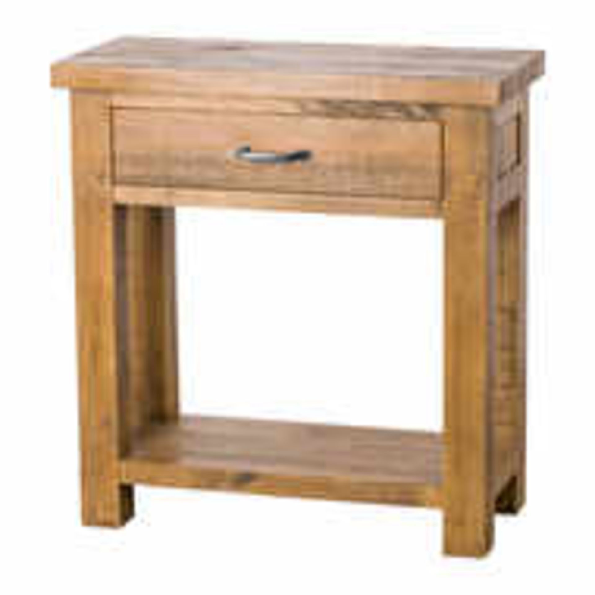 Shoreditch Collection One Drawer Lamp Table Rustic, Auntic And Warm Just A Few Words That Spring To - Image 2 of 3