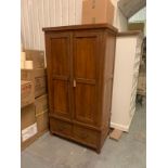 Soho Solid Wood Double Wardrobe This Wardrobe will look stunning in your bedroom, especially when