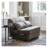 Metz Sofa 120cm Berwick Stone Grey Upholstered The Metz collection is ideal even for smaller spaces,